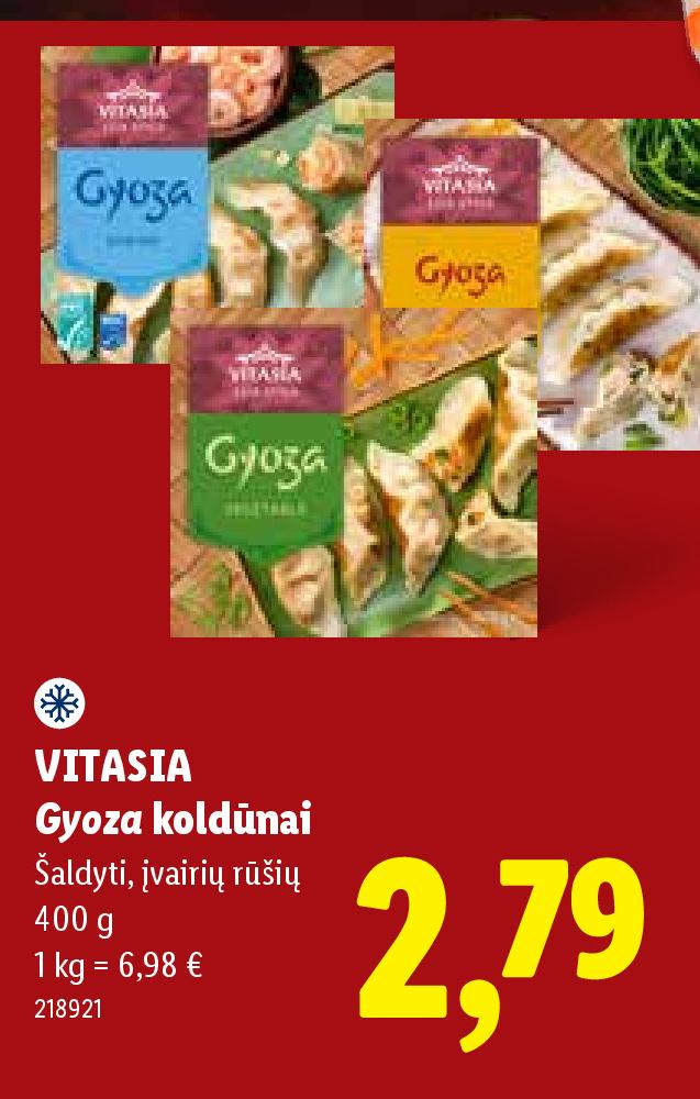 VITASIA Gyoza koldūnai, 400 g
