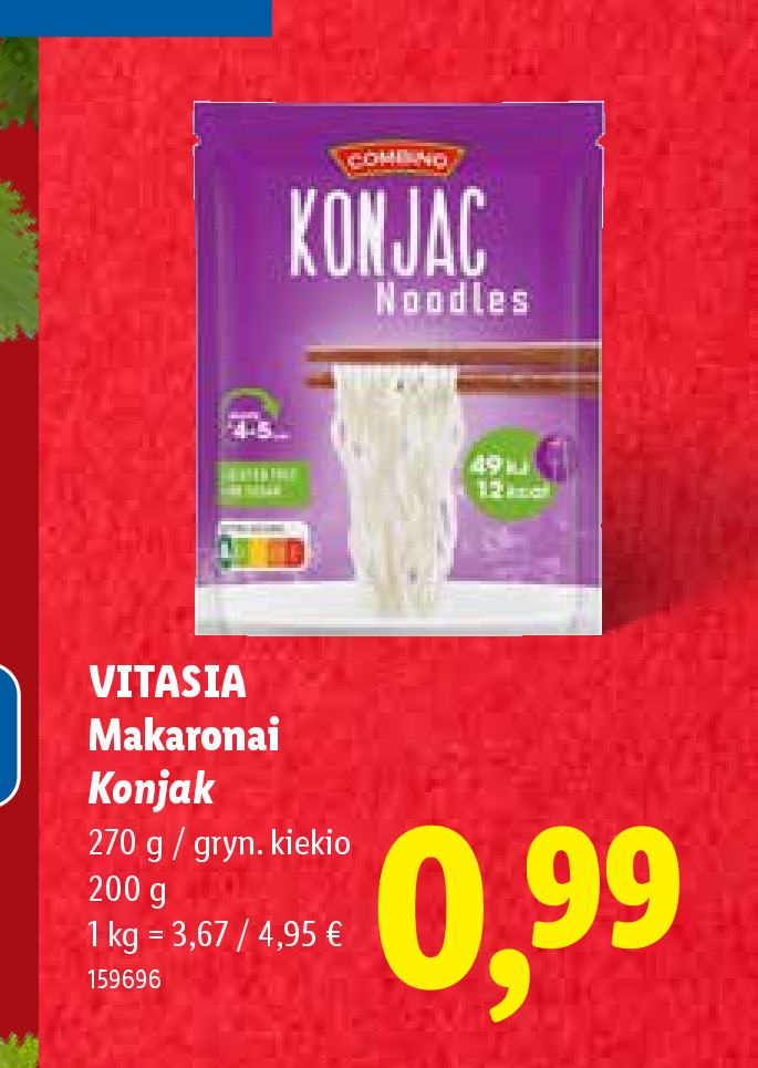 VITASIA Makaronai Konjak, 270 g