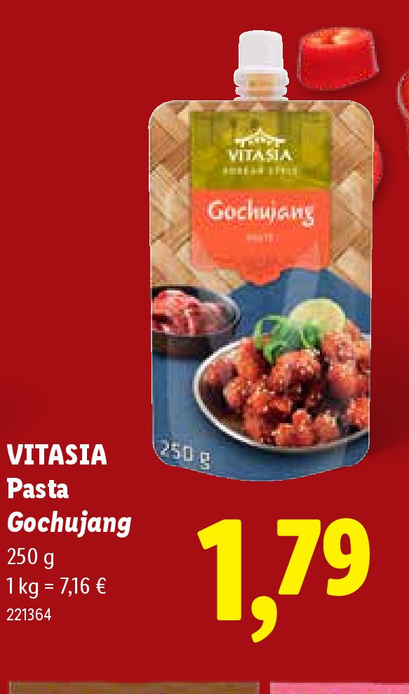 VITASIA Pasta Gochujang, 250 g