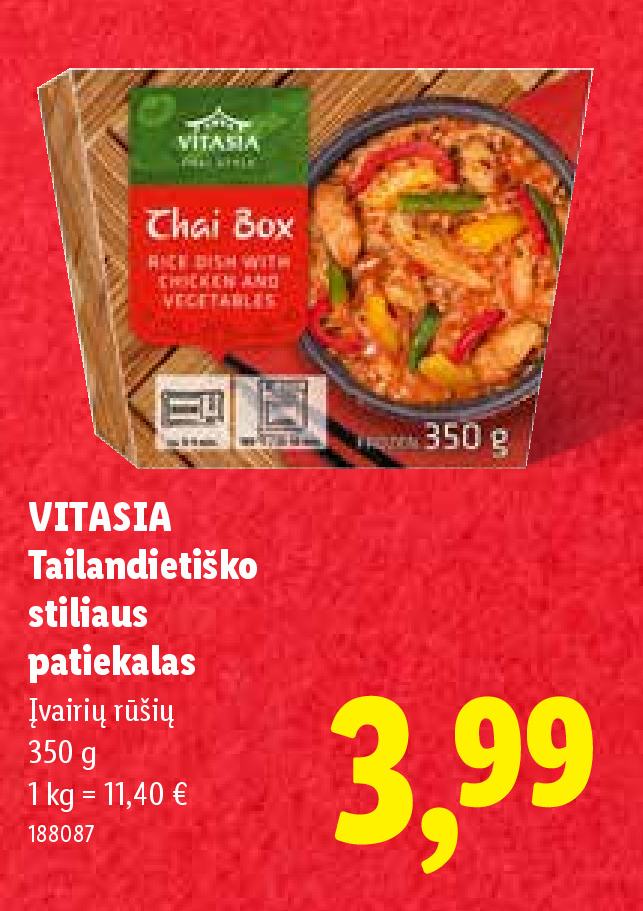 VITASIA Tailandietiško stiliaus patiekalas, 350 g