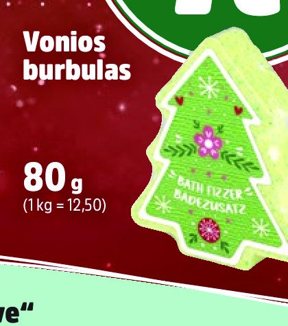 Vonios burbulas, 80 g
