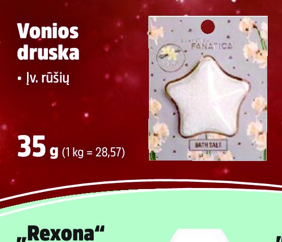 Vonios druska, 35 g