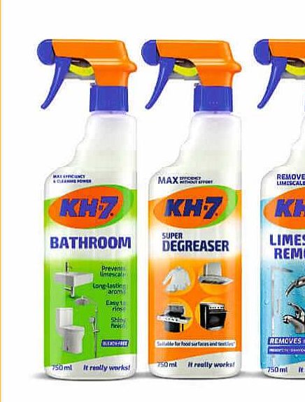 Vonios / riebalų / kalkių / dėmių valiklis KH-7, 750 ml