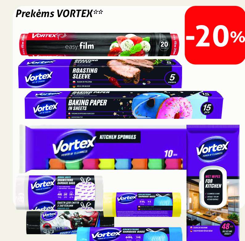 VORTEX prekės