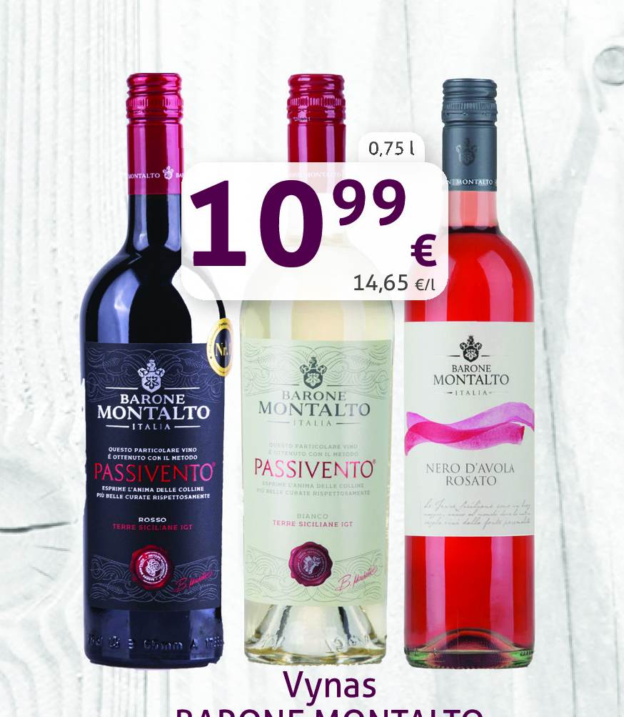 Vynas BARONE MONTALTO, 0.75 l