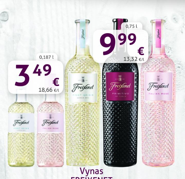 Vynas FREIXENET, 0.187 l