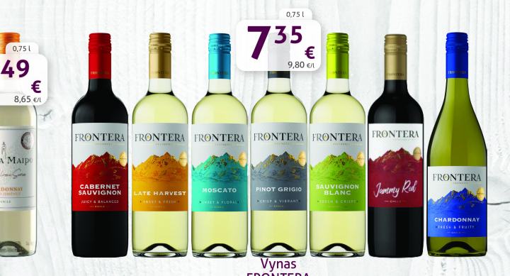 Vynas FRONTERA, 0.75 l