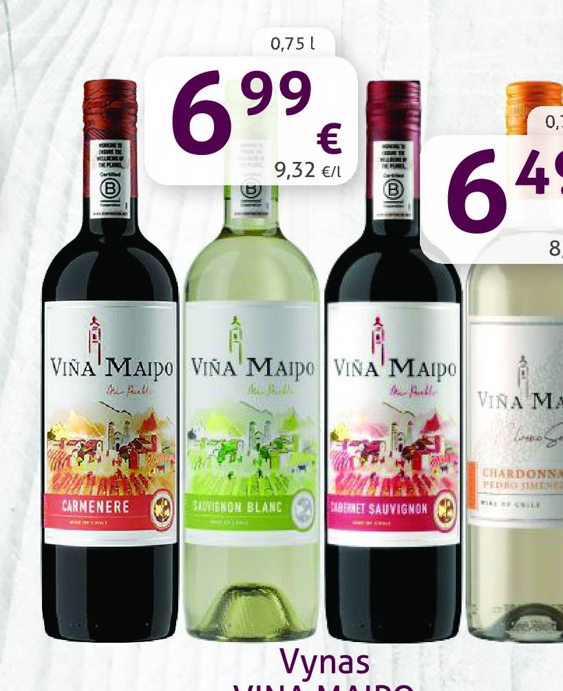 Vynas VINA MAIPO, 0.75 l