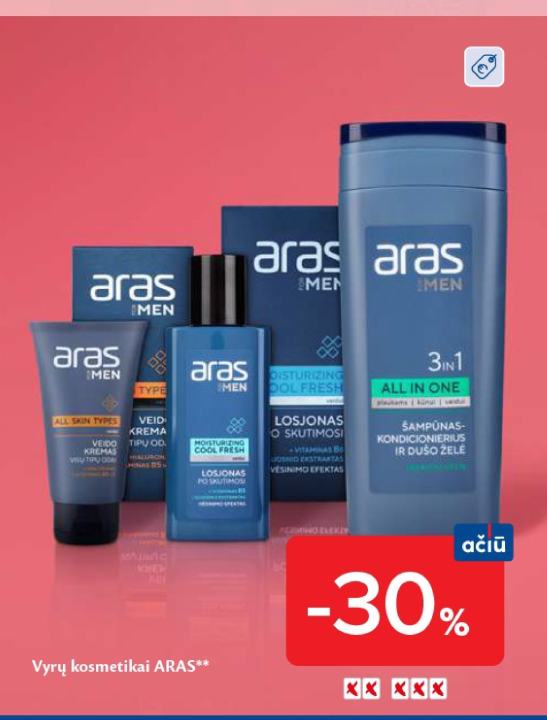 Vyrų kosmetikai ARAS