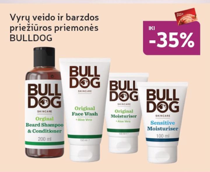 Vyrų veido ir barzdos priežiūros priemonės BULLDOG
