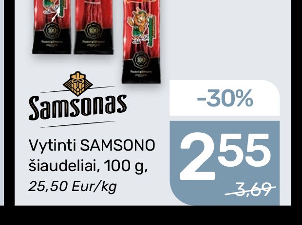 Vytinti SAMSONO šiaudeliai Samsonas, 100 g