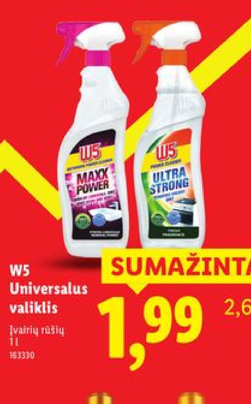W5 Universalus valiklis, 1 l