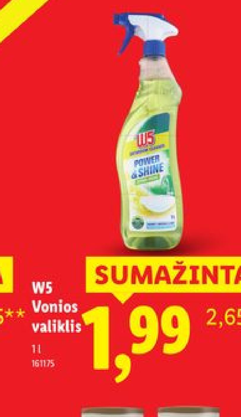 W5 Vonios valiklis, 1 l
