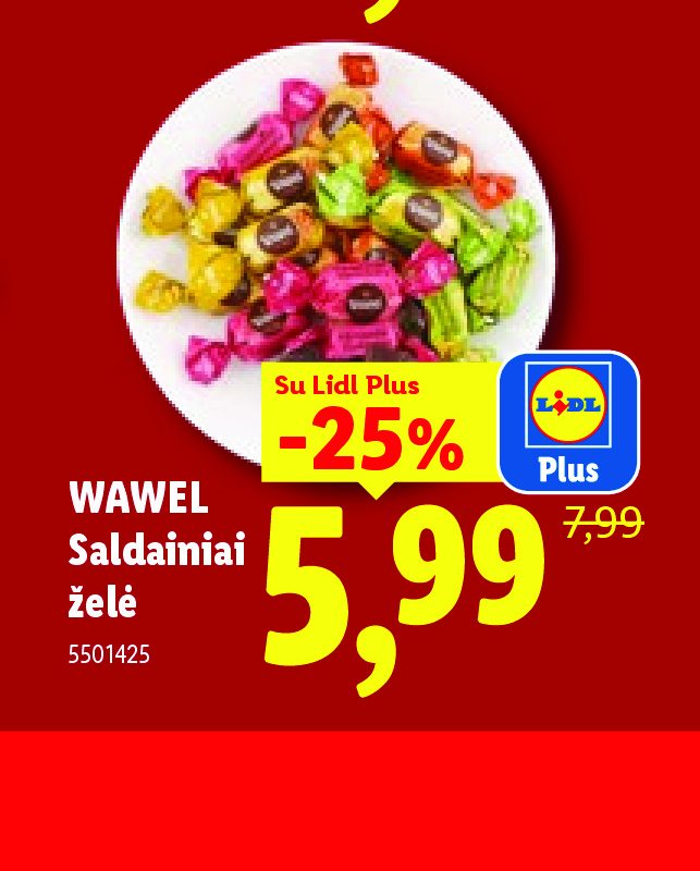 WAWEL Saldainiai želė