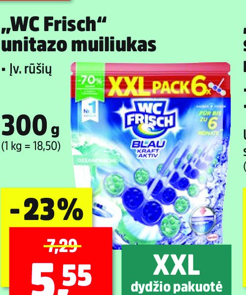 „WC Frisch“ unitazo muiliukas, 300 g