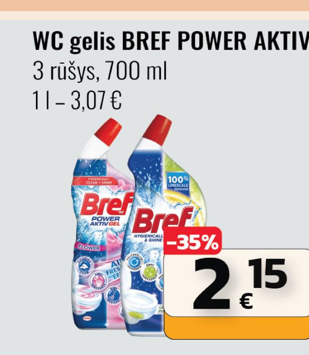WC gelis BREF POWER AKTIV, 700 ml