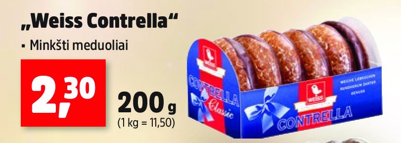 „Weiss Contrella“, 200 g