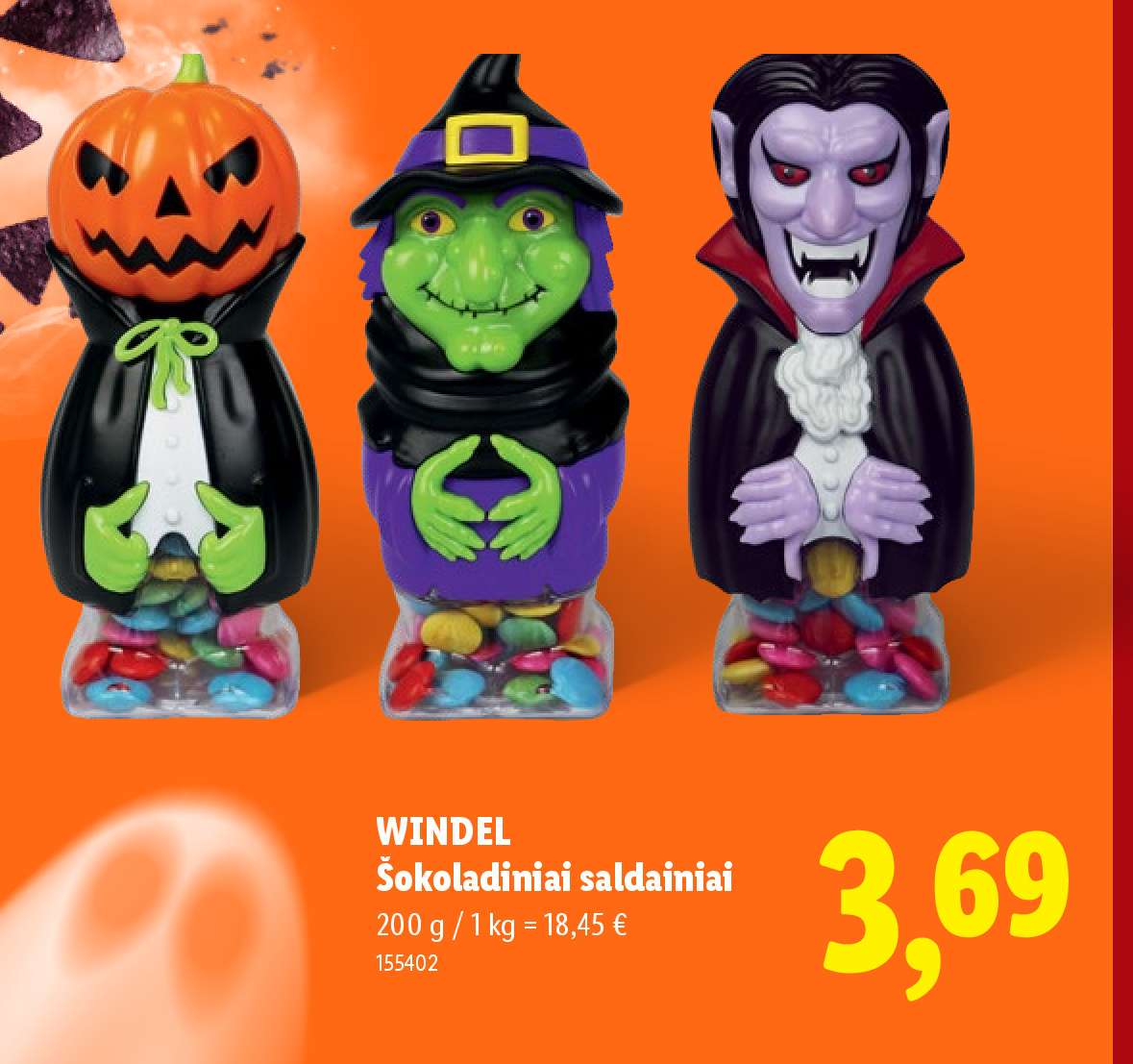WINDEL Šokoladiniai saldainiai, 200 g