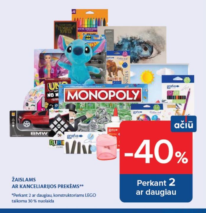 ŽAISLAMS AR KANCELIARIJOS PREKĖMS
