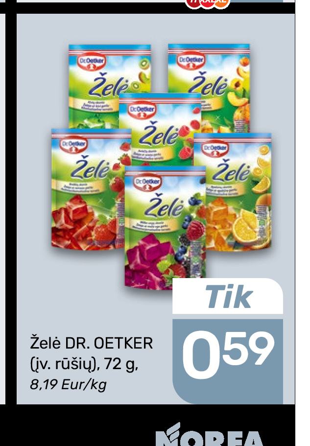Želė DR. OETKER, 72 g