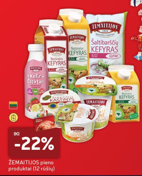 ŽEMAITIJOS pieno produktai