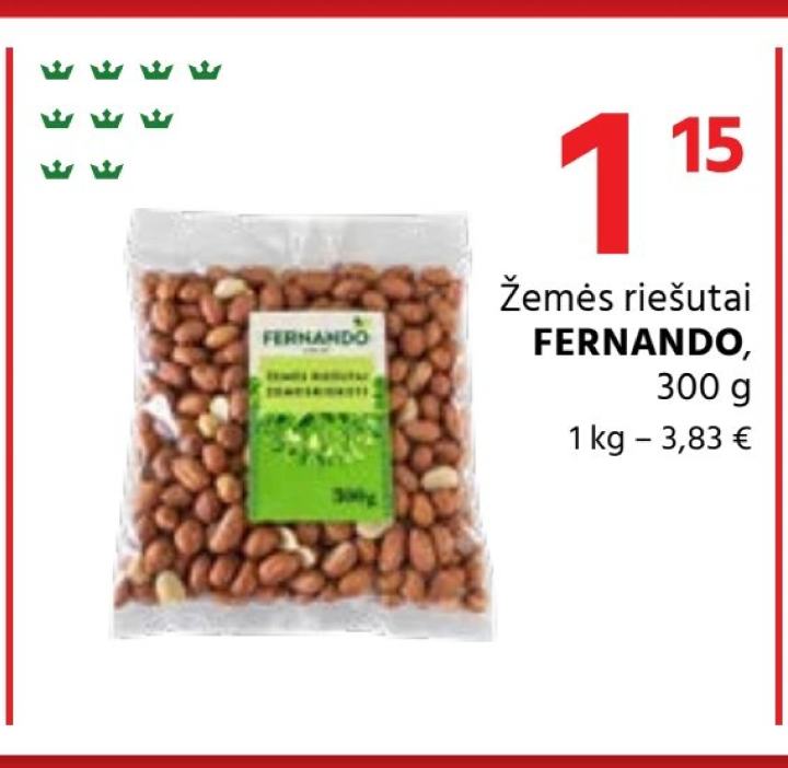 Žemės riešutai FERNANDO, 300 g