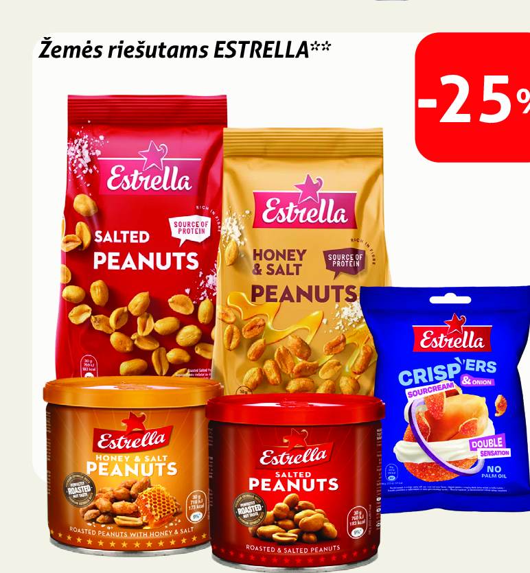 Žemės riešutams ESTRELLA
