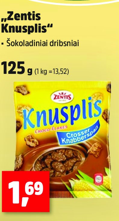 „Zentis Knusplis“, 125 g
