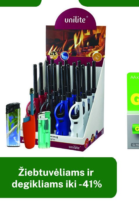Žiebtuvėliams ir degikliams