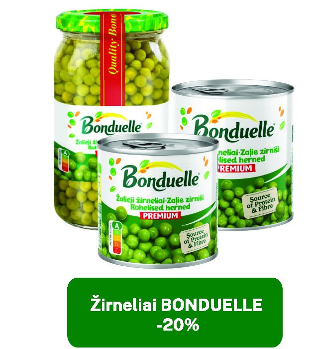 Žirneliai BONDUELLE