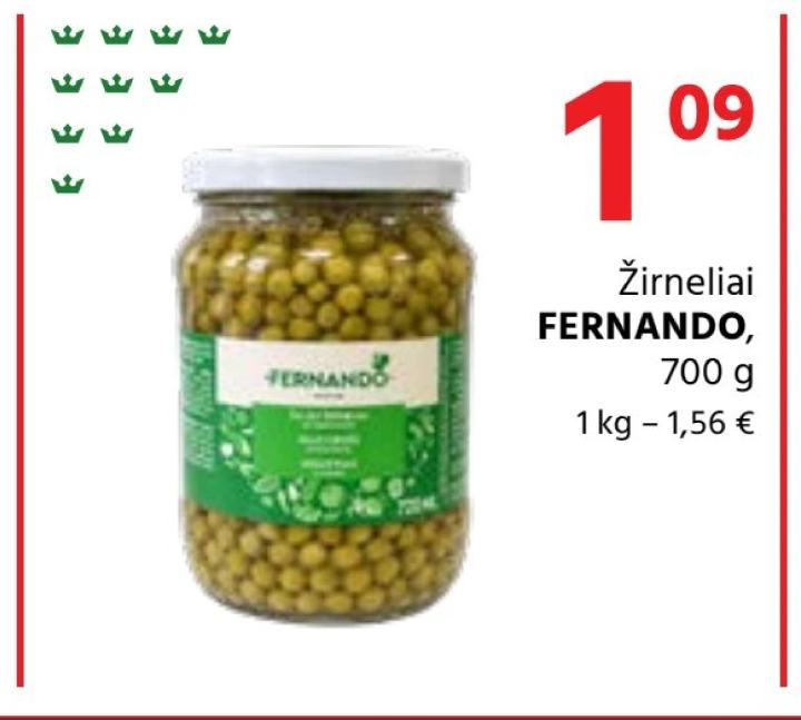 Žirneliai FERNANDO, 700 g