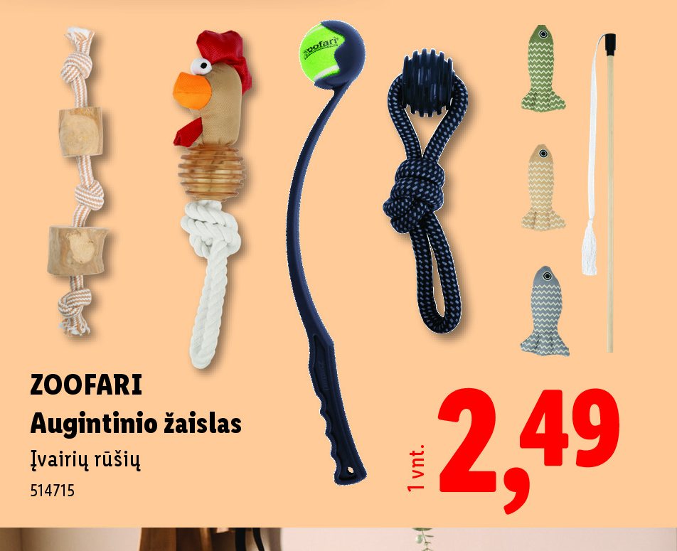 ZOOFARI Augintinio žaislas