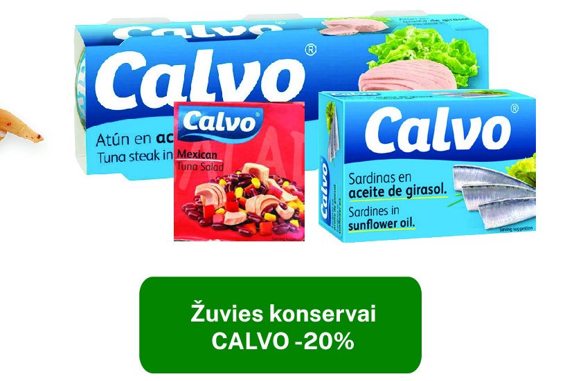 Žuvies konservai CALVO