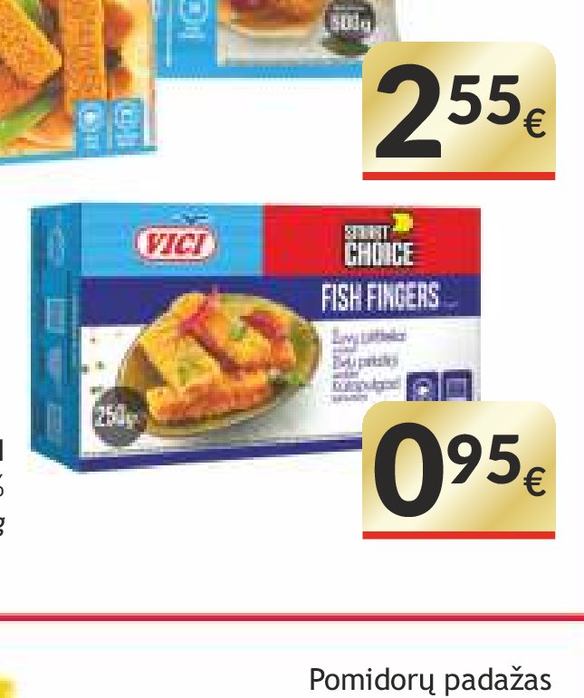 Žuvų piršteliai VIČI SMART CHOICE, 250 g