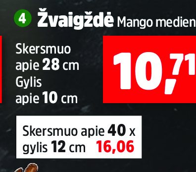 Žvaigždė, 28 cm