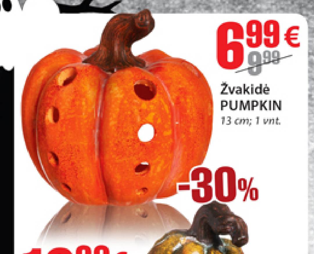 Žvakidė PUMPKIN, 13 cm