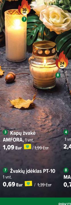 Žvakių įdėklas PT-10, 1 vnt