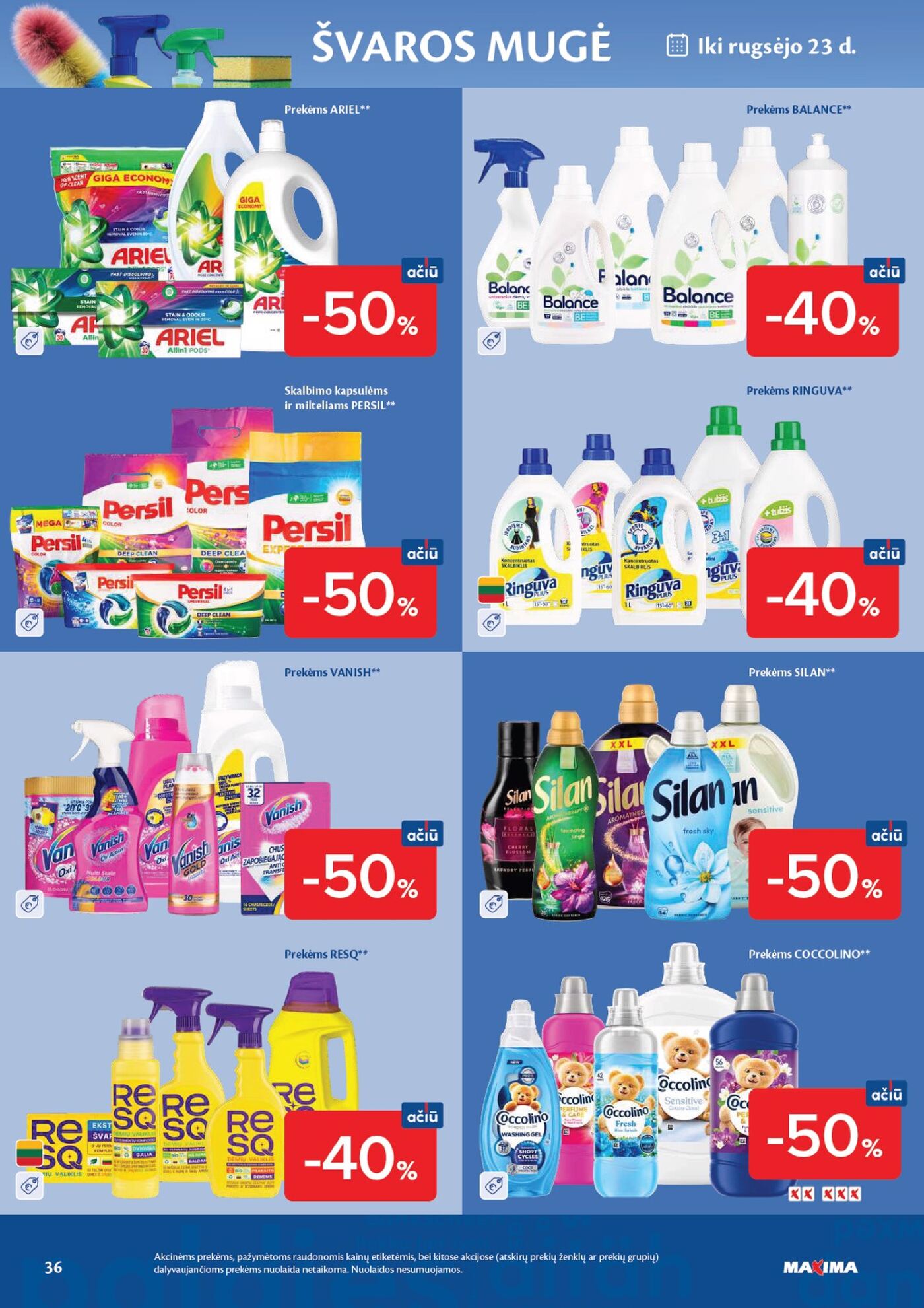 Naujas Maxima leidinys - AČIŪ savaitinis leidinys Nr. 37 Nr.37 – 36 puslapis