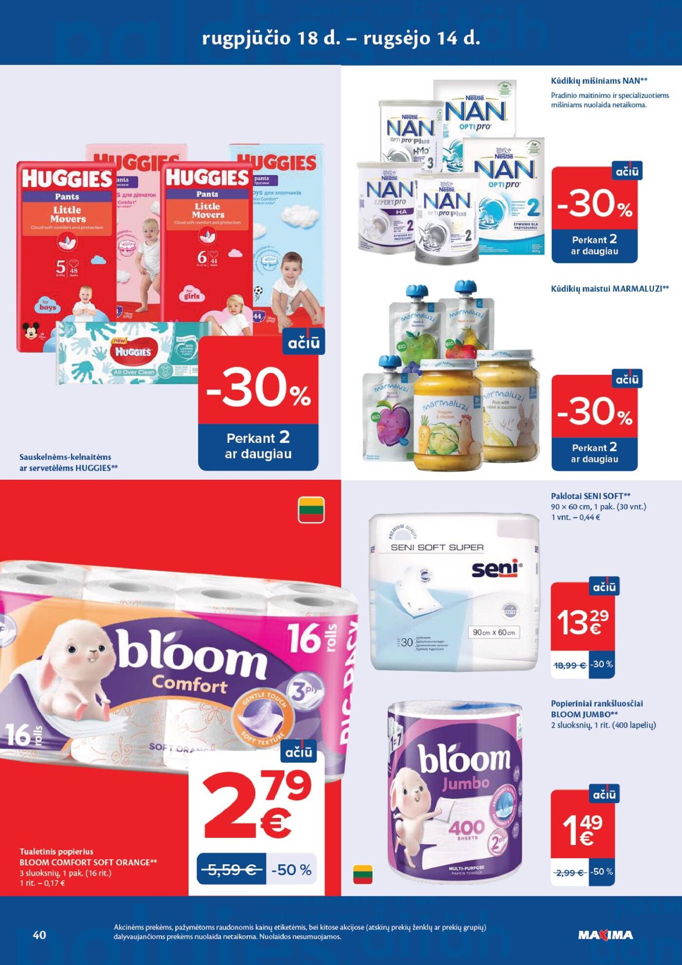 Naujas Maxima leidinys - AČIŪ savaitinis leidinys Nr. 37 Nr.37 – 40 puslapis