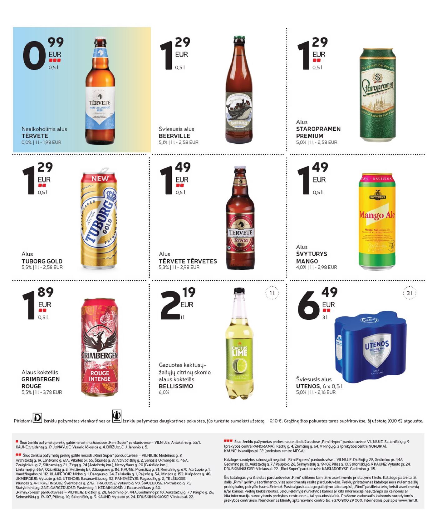 Naujas Rimi leidinys - Alkoholinių gėrimų asortimento katalogas Nr. 18 Nr.18 – 10 puslapis
