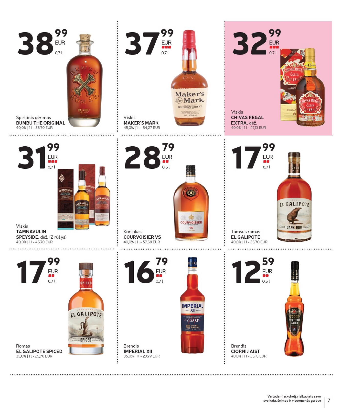 Naujas Rimi leidinys - Alkoholinių gėrimų asortimento katalogas Nr. 18 Nr.18 – 7 puslapis