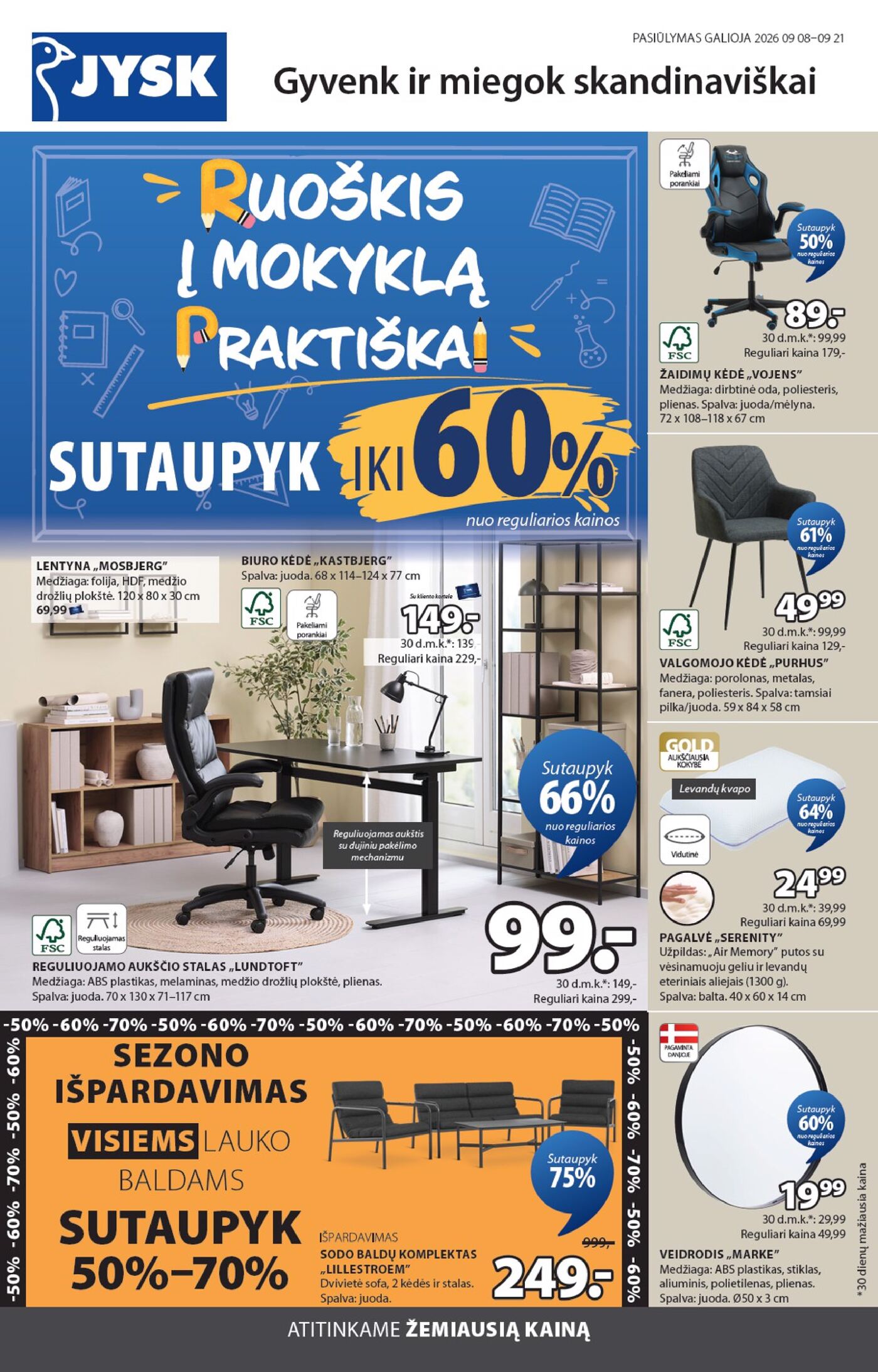 Jysk katalogas – 2 puslapis