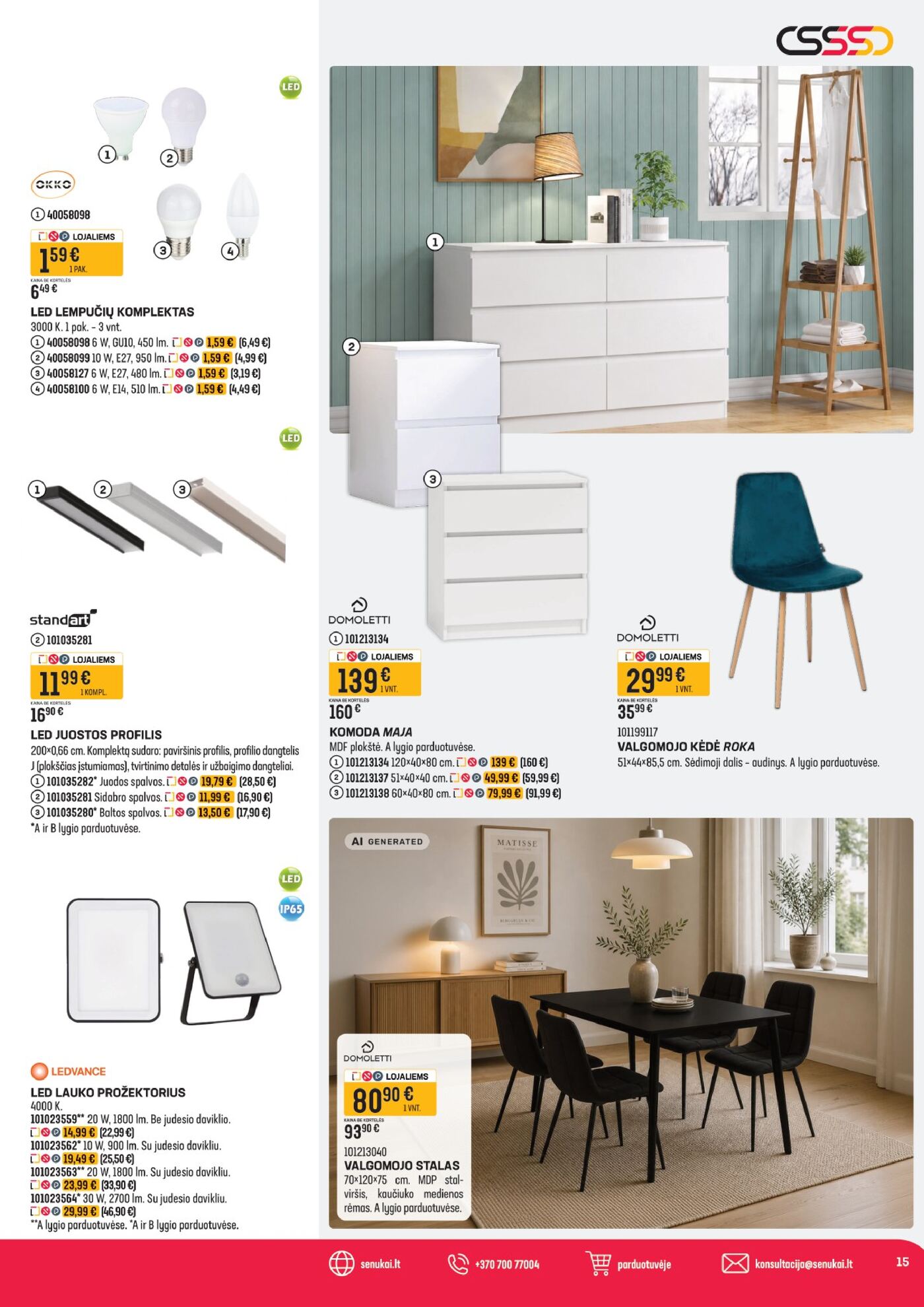 Naujas Senukai leidinys - Leidinys Nr. 30 – 15 puslapis