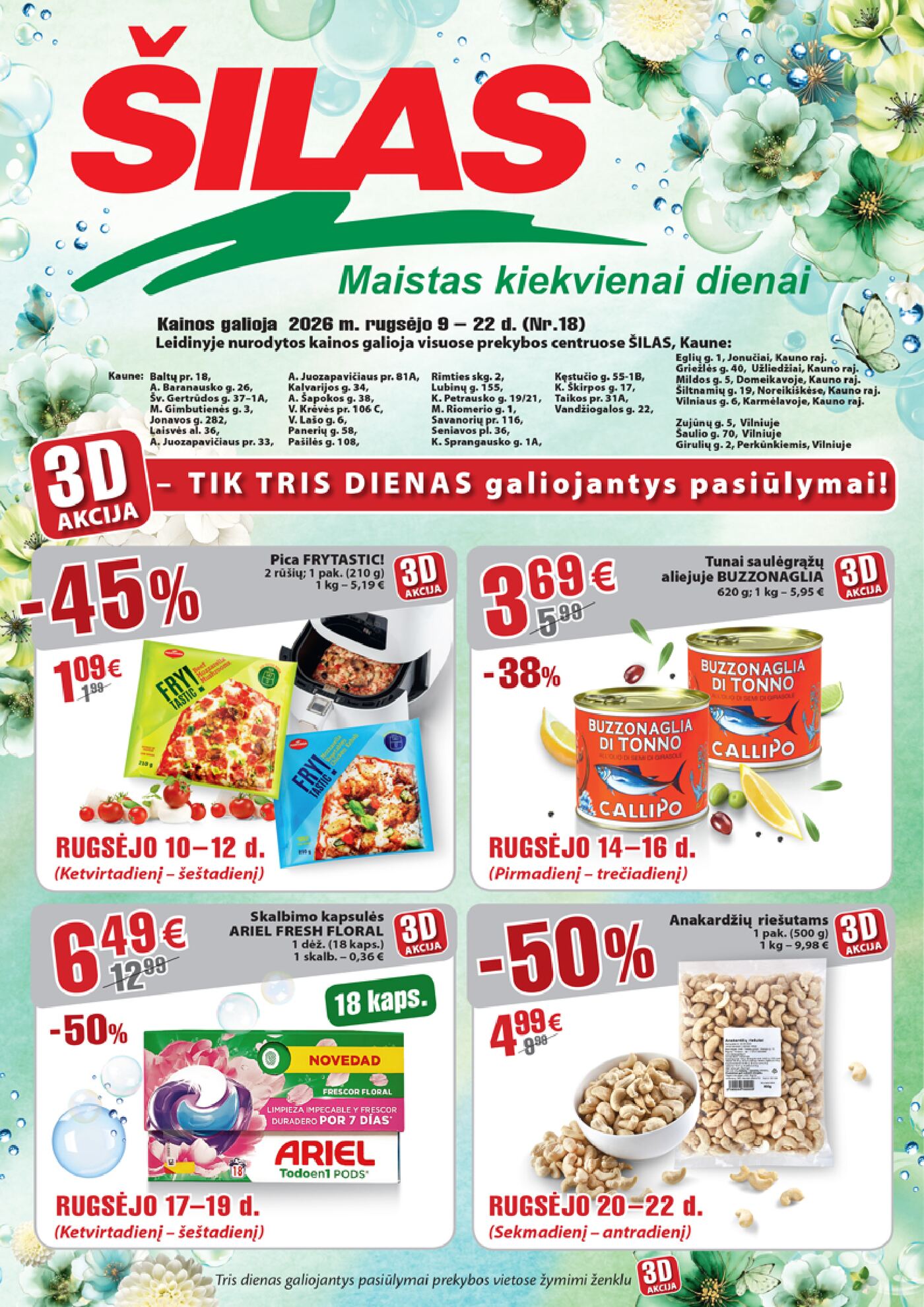 Šilas leidinys Nr. 18 – 1 puslapis