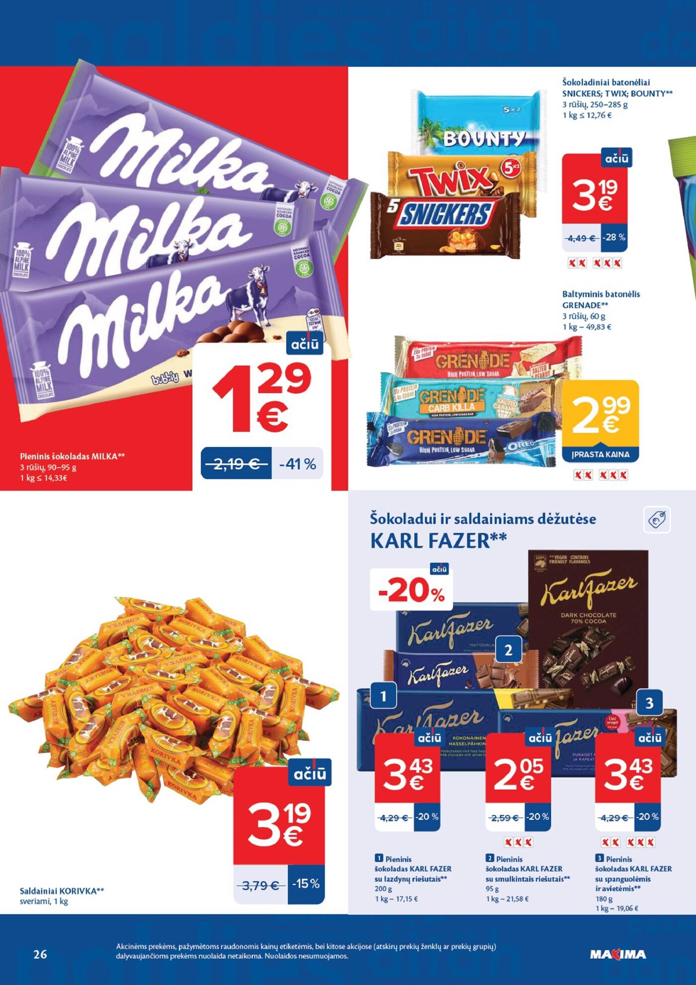 Naujas Maxima leidinys - AČIŪ savaitinis leidinys Nr. 38 Nr.38 – 26 puslapis