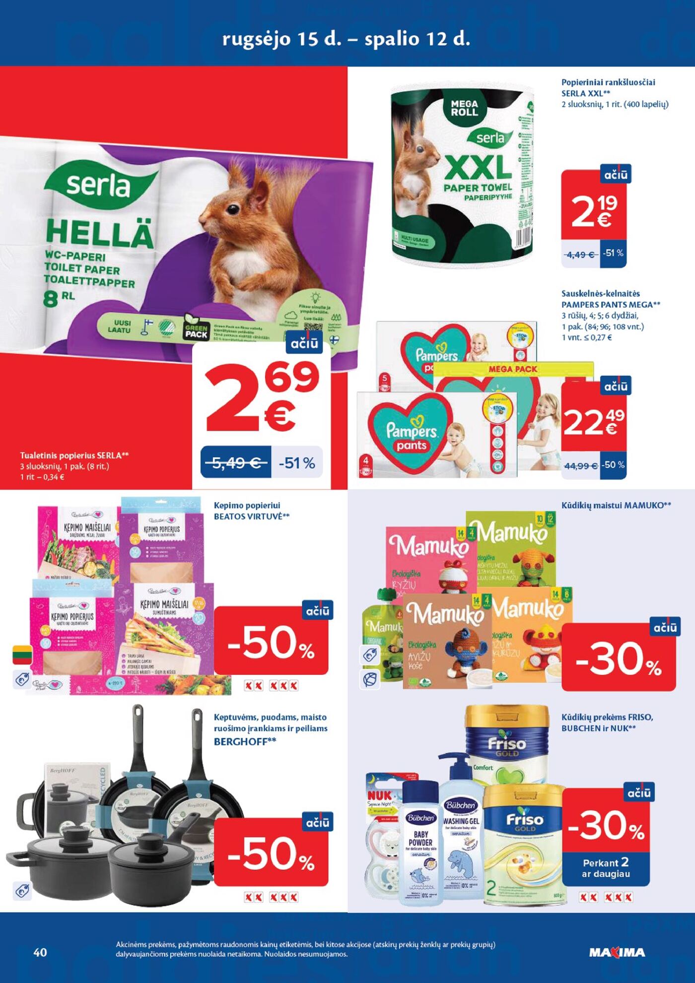 Naujas Maxima leidinys - AČIŪ savaitinis leidinys Nr. 38 Nr.38 – 40 puslapis