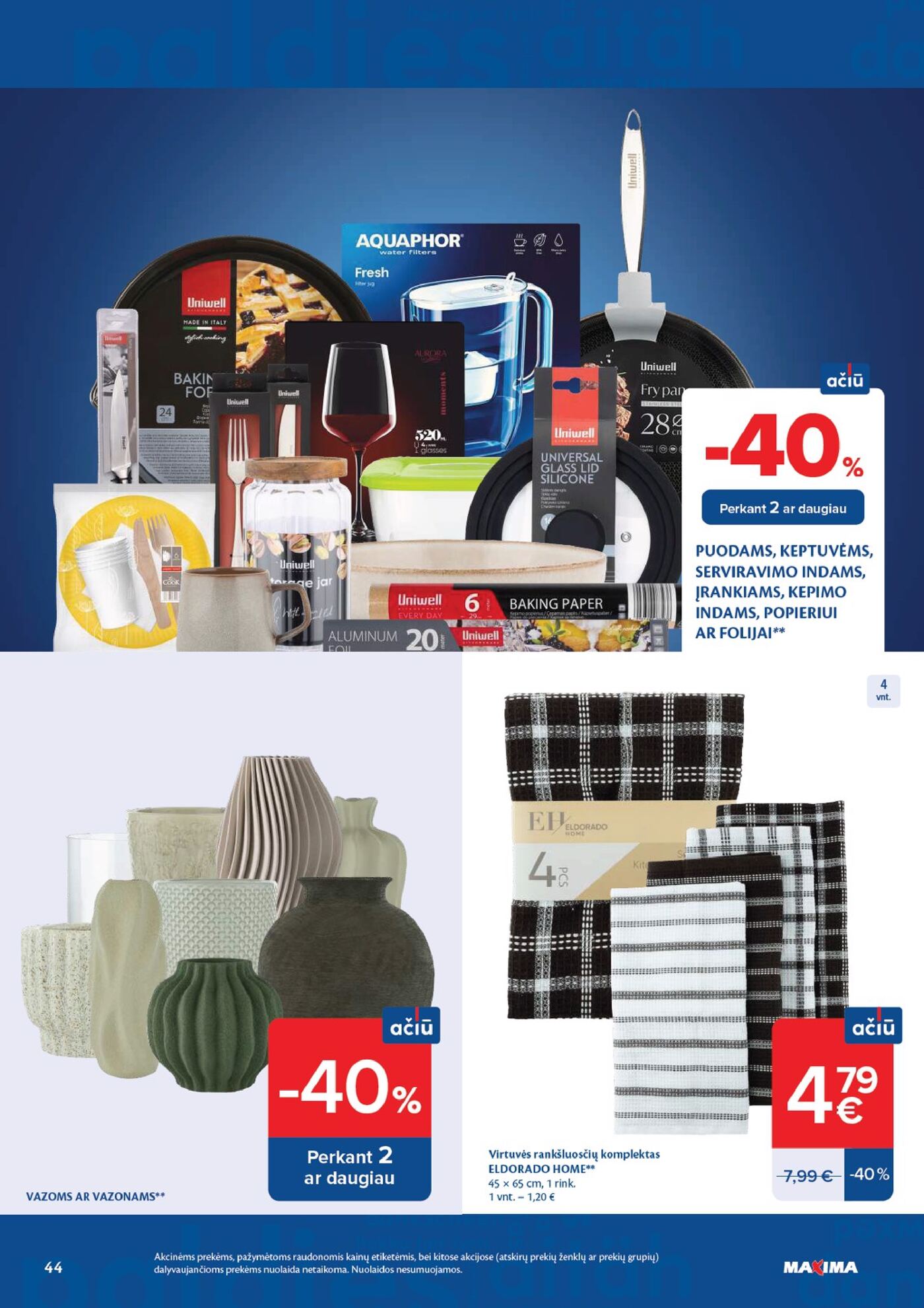 Naujas Maxima leidinys - AČIŪ savaitinis leidinys Nr. 38 Nr.38 – 44 puslapis