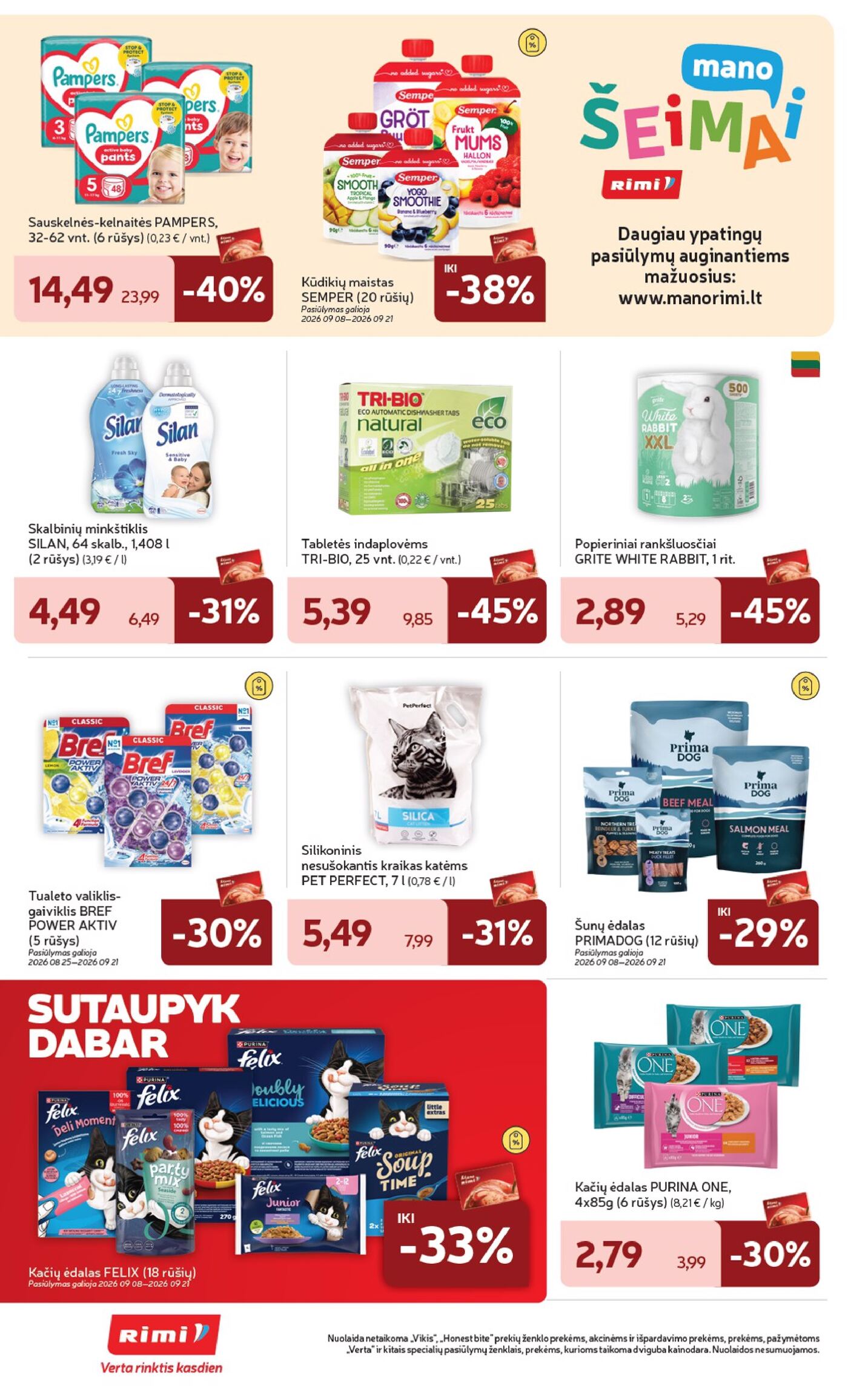 „Rimi“ savaitinis leidinys Nr. 38 (2026.09.15 - 2026.09.21) – 28 puslapis