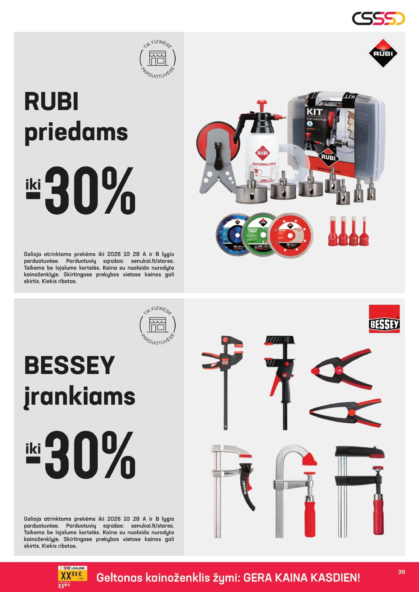 Naujas Senukai leidinys - Leidinys Nr. 31 – 39 puslapis
