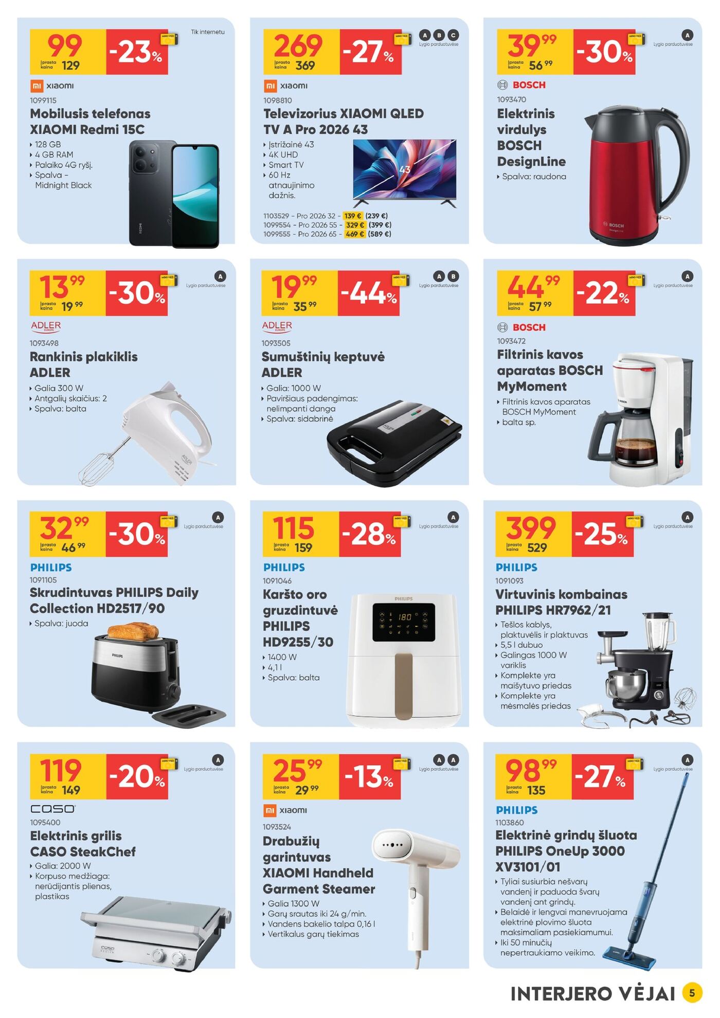 Moki Veži kainynas Nr. 10 – 5 puslapis